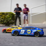 LOS1122522 Losi 1/12 NASCAR RC Racecar Joey Logano No. 22 Shell 2025 Ford Mustang 2S AWD RTR Brushed On-Road (Battery & Charger Included)-Cars & Trucks-Mike's Hobby