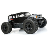 PRO1029910 Pro-Line 1/10 Jaeger HP BELTED F/R 2.8" MT Tires MTD 12mm/14mm Black Raid (2)-WHEELS AND TIRES-Mike's Hobby