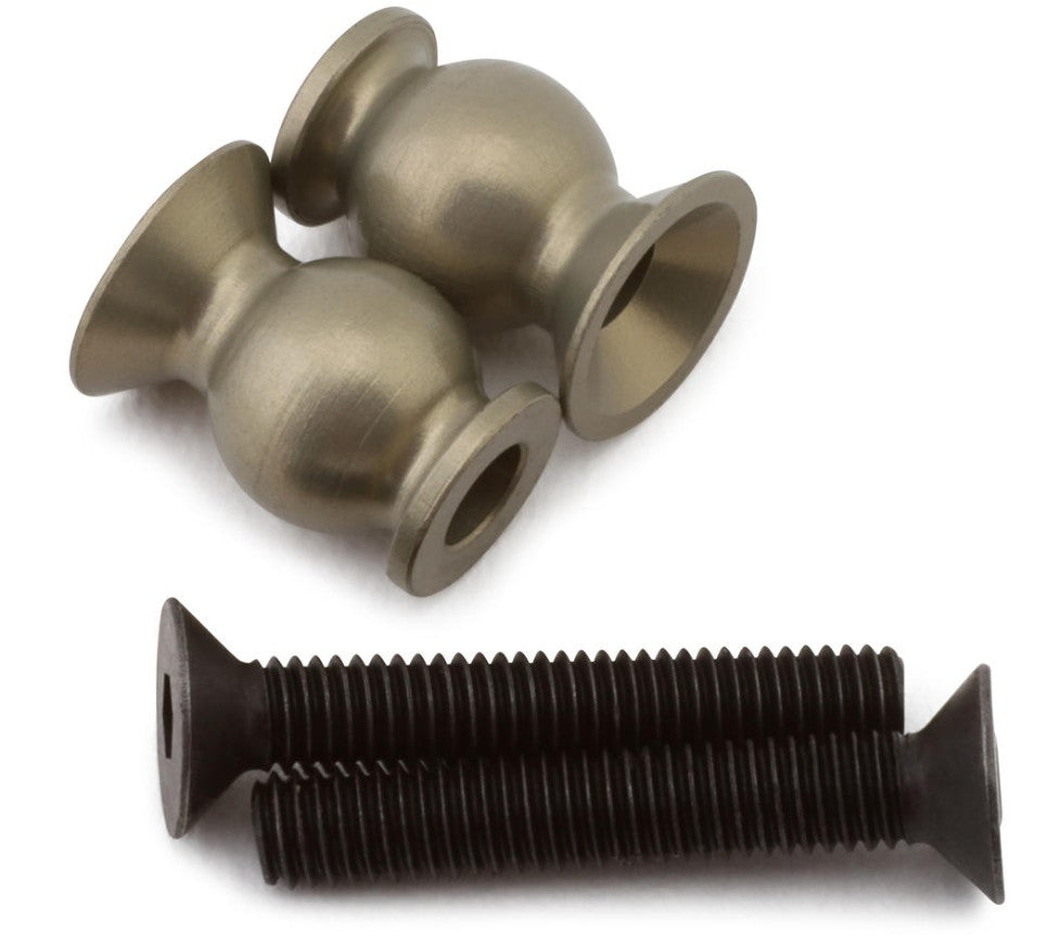 TEAM LOSI Pivot Ball Set Hard Anodized (16 Pezzi) - Per Serie TEN, Alluminio 7075