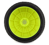 TZO-TZ202SS-Y TZO Tires 202 1/8 Buggy Pre-Glued Tire Set (Yellow) (4) (Super Soft)-WHEELS AND TIRES-Mike's Hobby