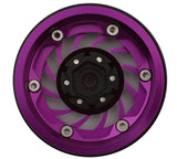 TLHTWHEEL-176 Treal Hobby Cyclone 1.9" Aluminum Beadlock Wheels (Purple) (4) (122.5g)-WHEELS AND TIRES-Mike's Hobby
