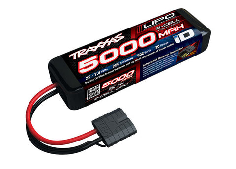 Traxxas 5000mAh 2S 7.4V iD-Equipped LiPo Battery (Short)-LiPo Battery-Mike's Hobby