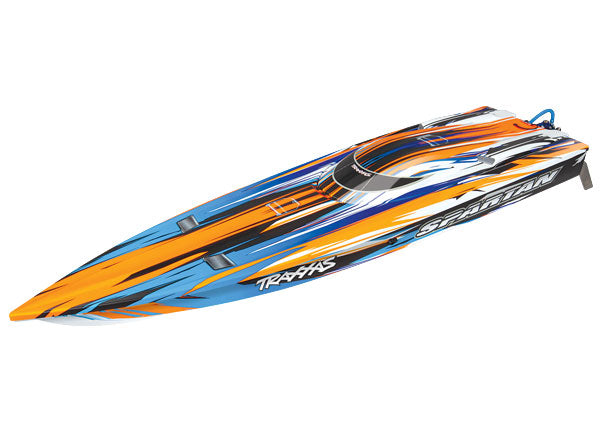 TRA57076 4 Spartan Brushless 36 Race Boat. Fully assembled