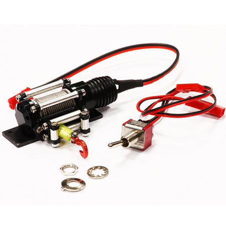 Realistic Power Winch, Black:1/10 Rock Crawler-PARTS-Mike's Hobby