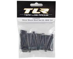 16mm Shock Boot Set (8): 8B/E 3.0-PARTS-Mike's Hobby