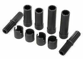 HALF SHAFTS CENTER F/R PLASTIC-PARTS-Mike's Hobby