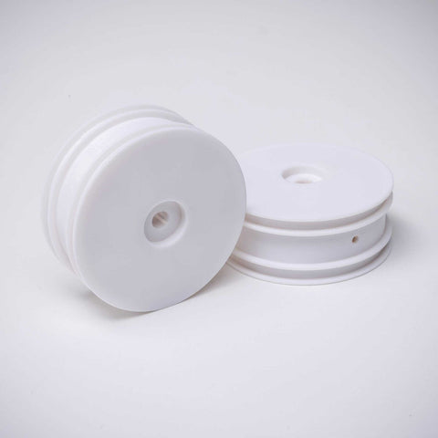 Losi Mini-B Front Wheels (White) (2): LOS41025-PARTS-Mike's Hobby