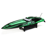 Impulse 32," Brushless Deep-V RTR with Smart, Black/Green-Boats-Mike's Hobby