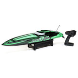 Impulse 32," Brushless Deep-V RTR with Smart, Black/Green-Boats-Mike's Hobby