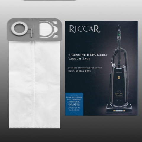 Riccar R25 HEPA Media Bags (6 Pack)-VACUUM BAG-Mike's Hobby