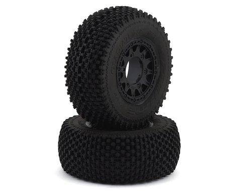Pro-Line Gladiator SC Tires w/Raid Wheels (Black) (2) (Slash Rear) (M3) w/12mm Hex-RC Car Tires and Wheels-Mike's Hobby