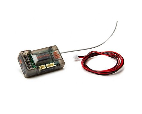 Spektrum RC SR6100AT 6-Channel 2.4GHz DSMR Surface Receiver w/Telemetry & AVC-Ground Receiver-Mike's Hobby