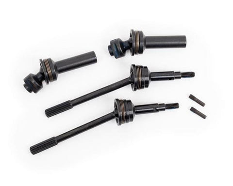Driveshafts, rear, extreme heavy duty, steel-spline constant-velocity with 6mm stub axles (complete assembly) (2) (for use with #9080 upgrade kit)-RC CAR PARTS-Mike's Hobby