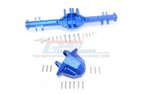 GPM RACING Traxxas UDR Aluminum Rear Axle Housing (with Carrier) - 1 Set Blue-RC CAR PARTS-Mike's Hobby