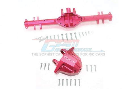 GPM RACING Traxxas UDR Aluminum Rear Axle Housing (with Carrier) - 1 Set RED-RC CAR PARTS-Mike's Hobby