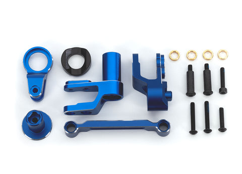 TRA10246-BLUE STEERING BELLCRANKS ALUMINUM BLUE-PARTS-Mike's Hobby