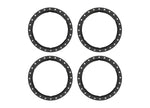 TRA10276-BLK Pro Scale Black Aluminum Beadlock Rings (4)-WHEELS AND TIRES-Mike's Hobby