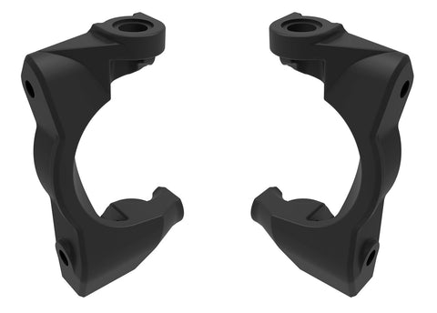 TRA10732-BLK Black Caster Blocks (L&R)-PARTS-Mike's Hobby