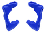 TRA10732-BLUE Blue Caster Blocks (L&R)-PARTS-Mike's Hobby