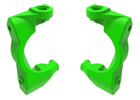 TRA10732-GRN Green Caster Blocks (L&R)-PARTS-Mike's Hobby