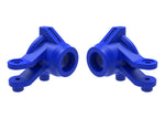TRA10736-BLUE Blue Steering Blocks (L&R)-PARTS-Mike's Hobby