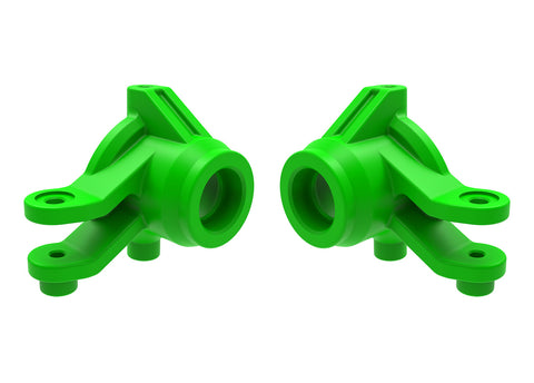 TRA10736-GRN Green Steering Blocks (L&R)-PARTS-Mike's Hobby