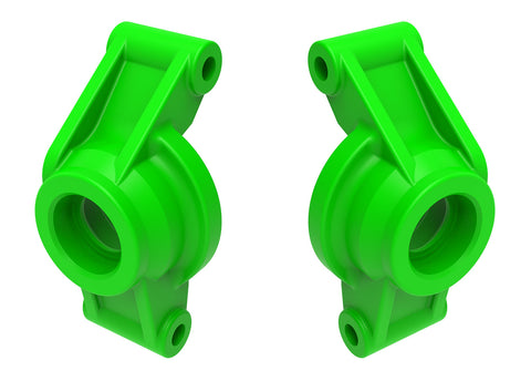 TRA10752-GRN Green Stub Axle Carriers (L&R)-PARTS-Mike's Hobby