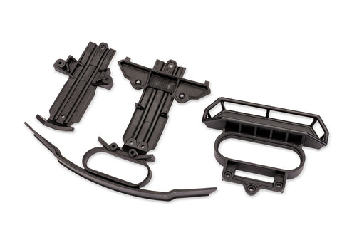 TRA10835 Front and Rear Skid Plates w/ Rear Bumper-PARTS-Mike's Hobby