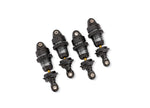 TRA10865-GRAY Gray Aluminum Mini GTR Short Shocks (4)-PARTS-Mike's Hobby