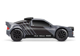 TRA10875-BLK Black Rear Mini Rally Wheels w/ Slick Tires (Soft) (2)-WHEELS AND TIRES-Mike's Hobby