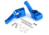 TRA1952X Blue Aluminum Axle Carriers (L&R)-PARTS-Mike's Hobby