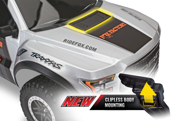 TRA58394-4-FOX Ford Raptor 2WD BL-2s HD – Mike's Hobby