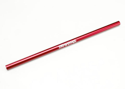 TRA6855R DRIVESHAFT CENTER 214MM ALUMINUM RED-PARTS-Mike's Hobby