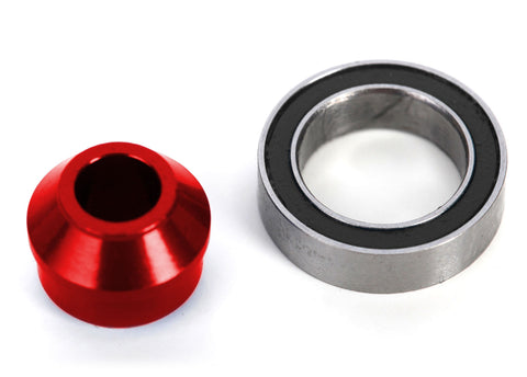 TRA6893-RED Red Aluminum Bearing Adapter-PARTS-Mike's Hobby