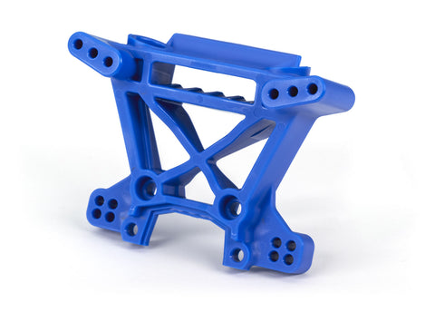 TRA9038X Blue Extreme Heavy-Duty Front Shock Tower-PARTS-Mike's Hobby