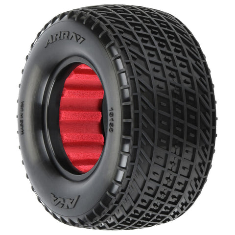 AKA13138QR AKA 1/10 Array Super Soft Longwear Rear 1.7"/2.2" Dirt Oval Tires (2)-WHEELS AND TIRES-Mike's Hobby