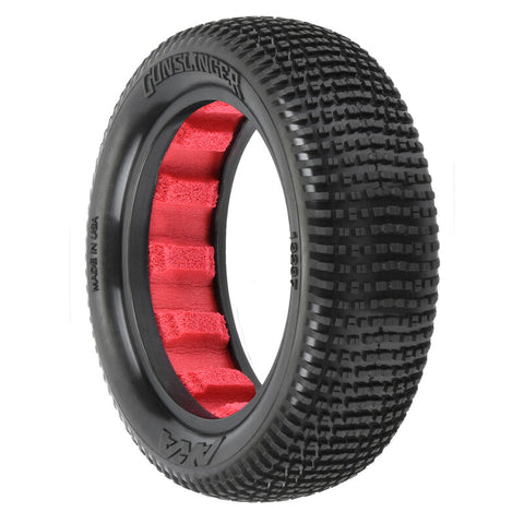 AKA13237VR AKA 1/10 Gunslinger Super Soft 2WD Front 2.2" Off-Road Buggy Tires (2)-WHEELS AND TIRES-Mike's Hobby