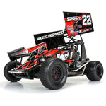 AKA13238QR AKA 1/10 Array SSLW 2WD Front 1.7"/2.2" Dirt Oval Tires (2)-WHEELS AND TIRES-Mike's Hobby