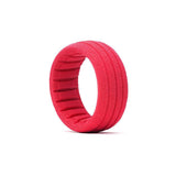AKA14001XRY AKA 1/8 I-Beam Soft Long Wear Pre-Mounted Tires, Yellow EVO Wheels (2): Buggy-WHEELS AND TIRES-Mike's Hobby