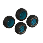 ARA-1571 dBoots 'FORTRESS' Glued Tire Set, Blue (2 Pairs)-PARTS-Mike's Hobby