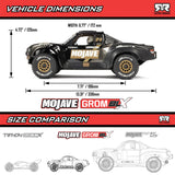 ARA2304T1 MOJAVE GROM 223S BLX Brushless 4X4 Small Scale Desert Truck RTR with DSC, Black (NO BATTERY/CHARGER)-1/18 CARS AND TRUCKS-Mike's Hobby