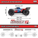 ARA2508S 1/16 MINI KRATON 3S DSC 4X4 RTR Brushless Speed Truck (Battery & Charger Included)-Cars & Trucks-Mike's Hobby