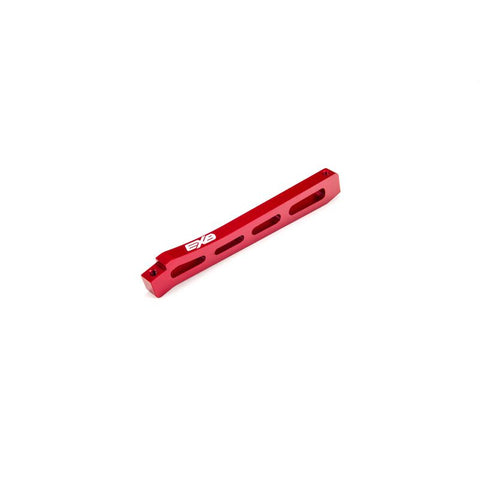 ARA320565 Front Center Aluminum Chassis Brace, 118mm Red: EXB-PARTS-Mike's Hobby