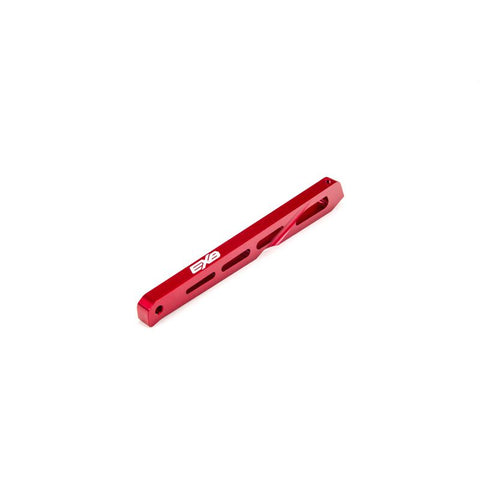 ARA320568 Rear Center Aluminum Chassis Brace, 120mm Red: EXB-PARTS-Mike's Hobby