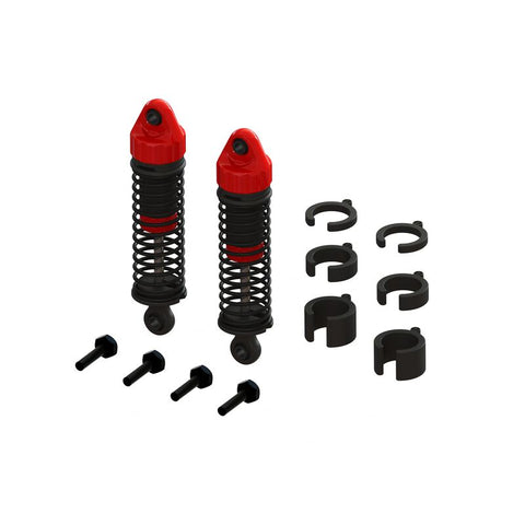 ARA330806 Shock Set, 58mm Length, 300cSt Oil (2): GROM