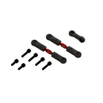 ARA340208 Adjustable Steering Links: GROM TYPHON/GRANITE-PARTS-Mike's Hobby