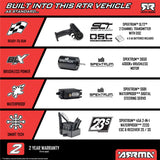 ARA3521 1/10 ARRMA FURY DSC 223S-Cars & Trucks-Mike's Hobby