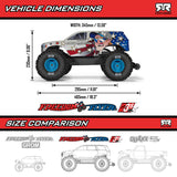 ARA3530SFFT1 1/10 ARRMA FREEDOM FLYER 223S (Battery & Charger Included)-Cars & Trucks-Mike's Hobby