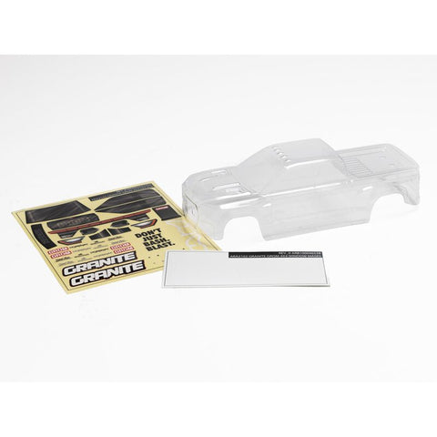 ARA412004 Arrma Granite GROM Body, Clear-BODIES-Mike's Hobby