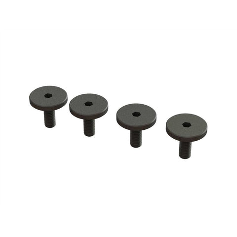 ARA727308 Large Head Screw M3x8mm (4)-HARDWARE-Mike's Hobby